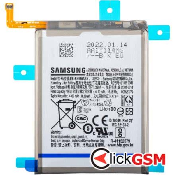 Piesa Baterie Originala Samsung Galaxy Note20 Ultra 5g 2xex