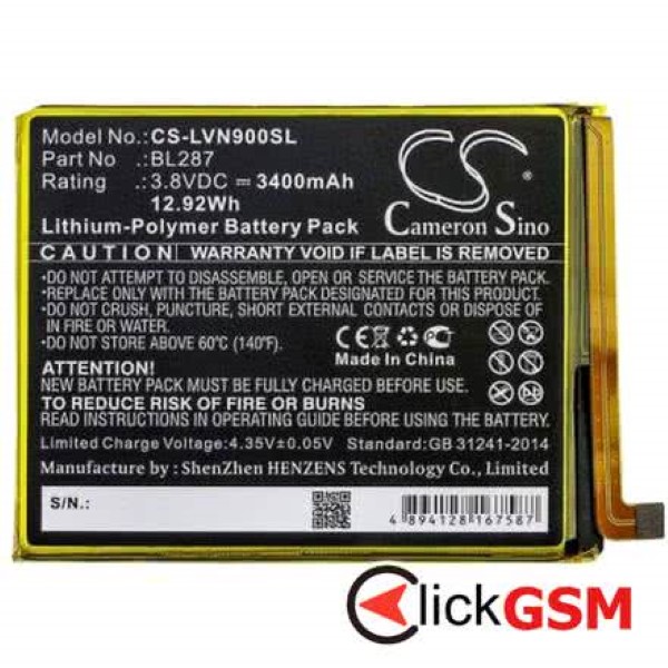 Baterie Lenovo K9 Note 1n01
