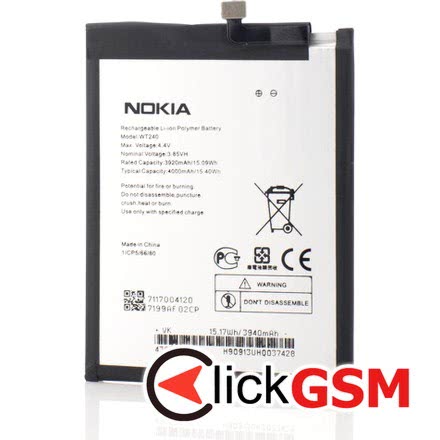 Baterie Nokia WT240 dw0