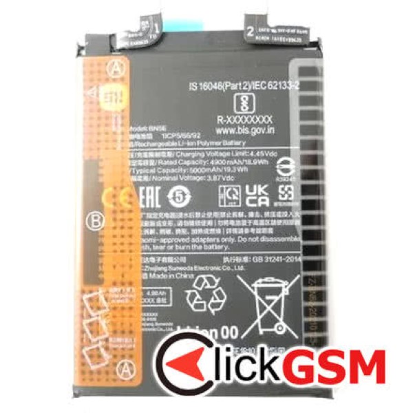 Baterie Xiaomi Redmi Note 12 4g 33wl