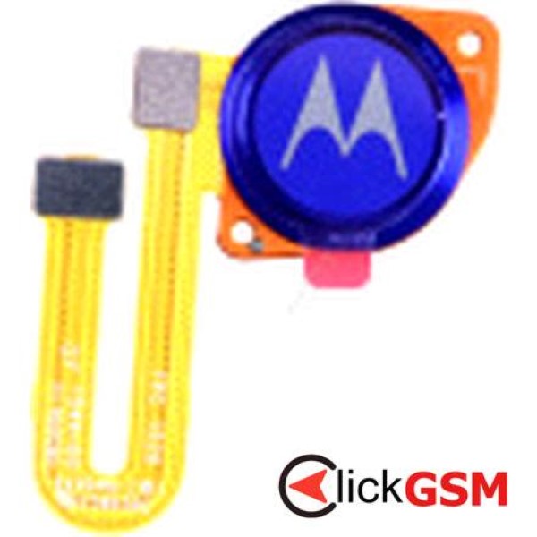 Piesa Buton Amprenta Albastru Motorola Moto G9 Play 2hlw