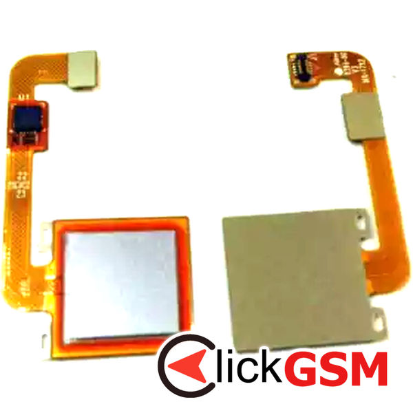 Piesa Buton Amprenta Argintiu Xiaomi Redmi Note 4x 3a87