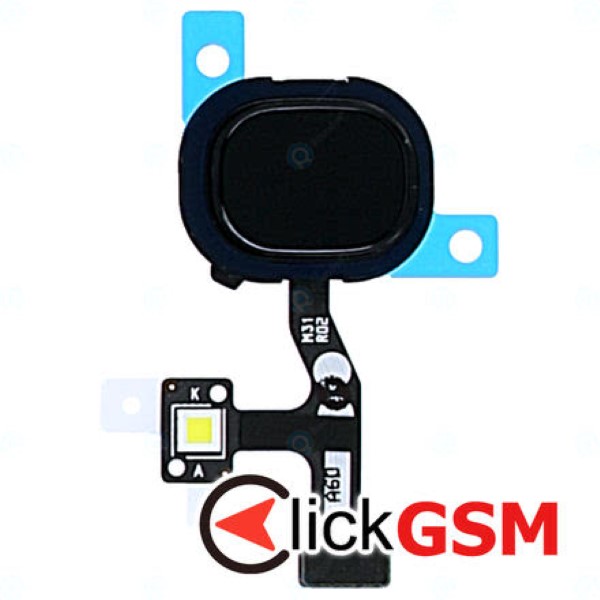 Piesa Buton Amprenta Cu Blit Negru Samsung Galaxy M31 10b3