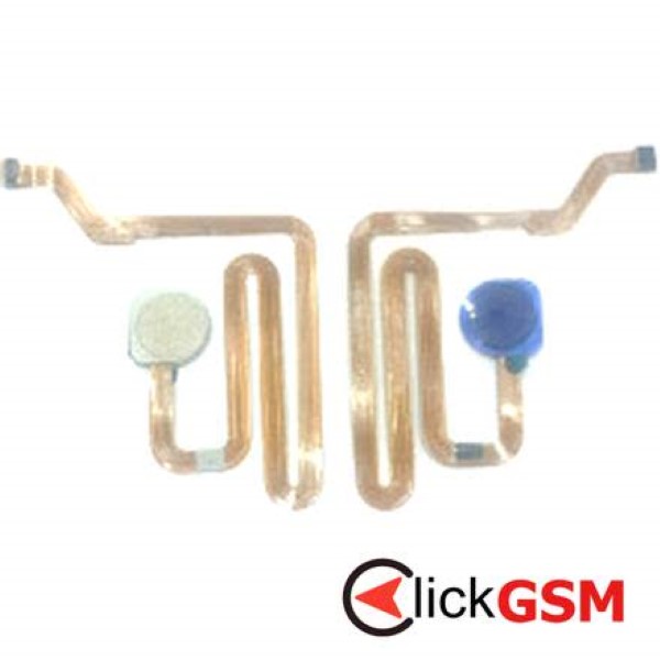 Piesa Buton Amprenta Cu Buton Pornire Albastru Ulefone Armor 6 2med