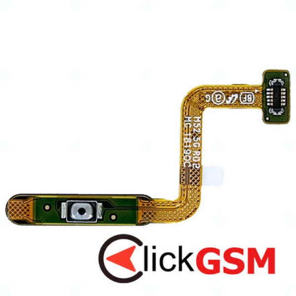 Buton Amprenta cu Buton Pornire Alb Samsung Galaxy M52 5G zq