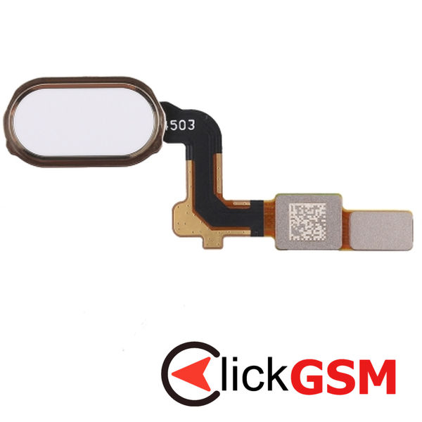 Piesa Piesa Buton Amprenta Gold Oppo A57 1wpa