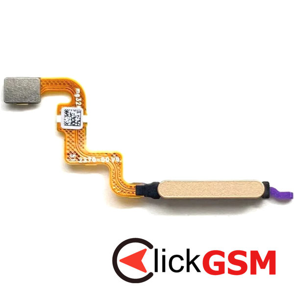 Piesa Piesa Buton Amprenta Gold Xiaomi Redmi Note 12 Cbw