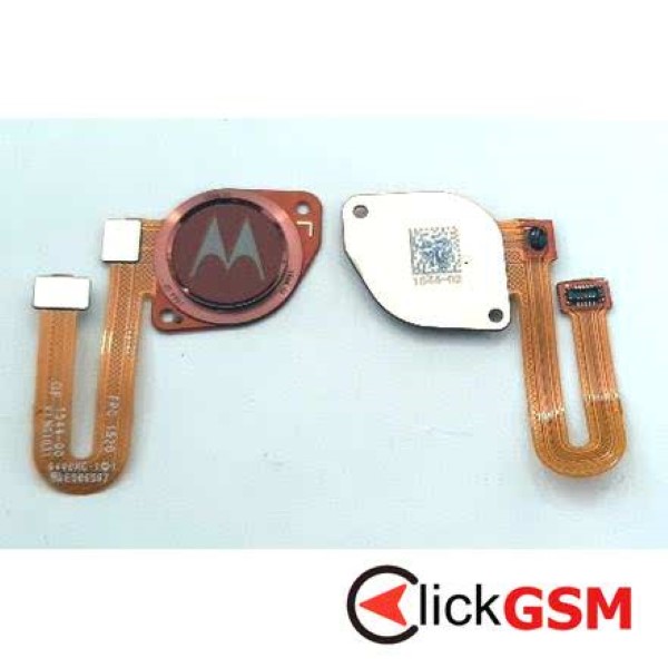 Piesa Buton Amprenta Orange Motorola Moto E7 Plus 3171