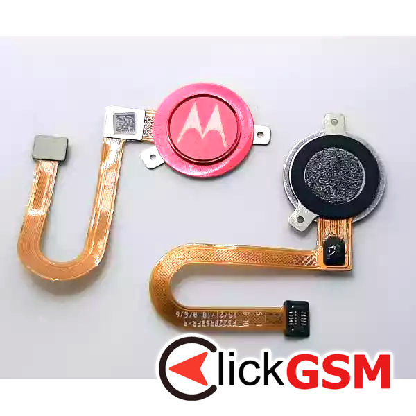 Piesa Piesa Buton Amprenta Rosu Motorola Moto E6i 318r