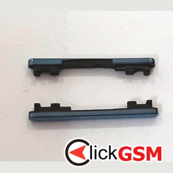 Piesa Buton Lateral Cu Butoane Volum Albastru Xiaomi Redmi Note 10 Pro 39w1