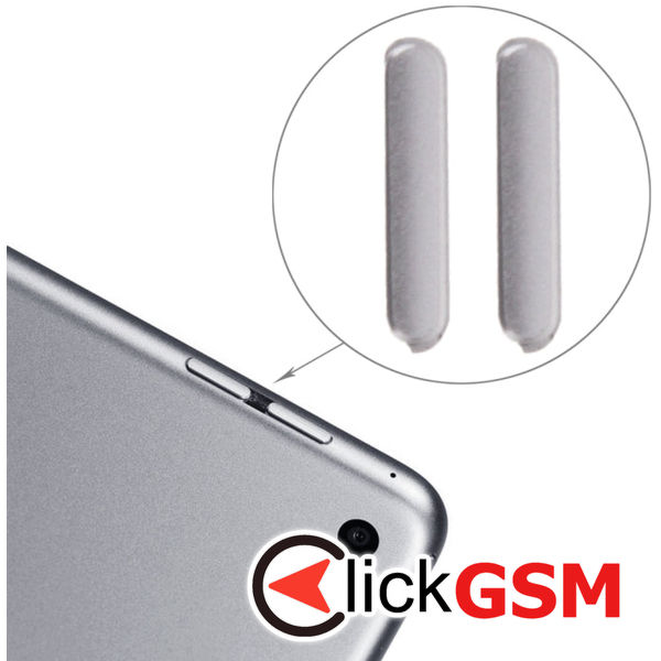 Piesa Buton Lateral Cu Butoane Volum Grey Apple Ipad Mini 4 2aqo