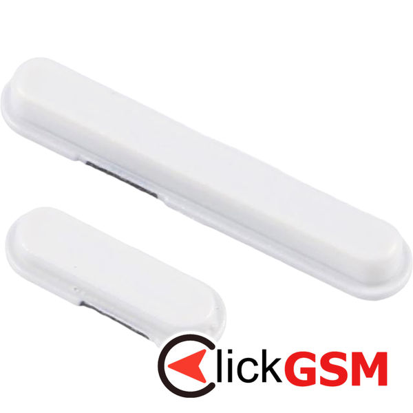 Piesa Buton Lateral Cu Butoane Volum Si Buton Pornire White Sony Xperia Ace Ii 5apg