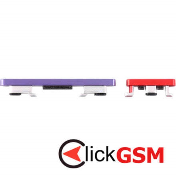 Buton Lateral cu Buton Pornire, Butoane Volum Purple Xiaomi Redmi K30 Pro 1yiw