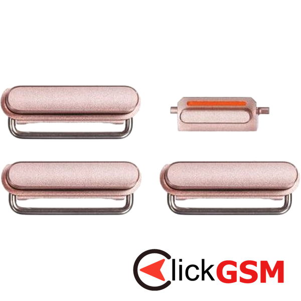 Piesa Buton Lateral Cu Buton Pornire Si Butoane Volum Gold Apple Iphone 6s Plus 4634