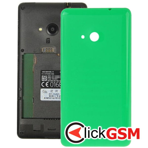 Piesa Piesa Capac Baterie Green Microsoft Lumia 535 1y0w