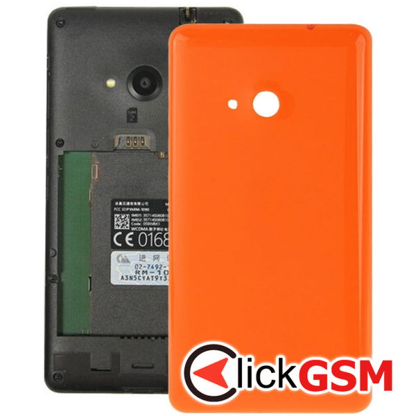 Piesa Piesa Capac Baterie Orange Microsoft Lumia 535 1y0v