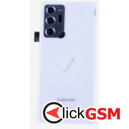 Capac Spate cu Geam Camera Alb Samsung Galaxy Note20 Ultra 5G 1n42