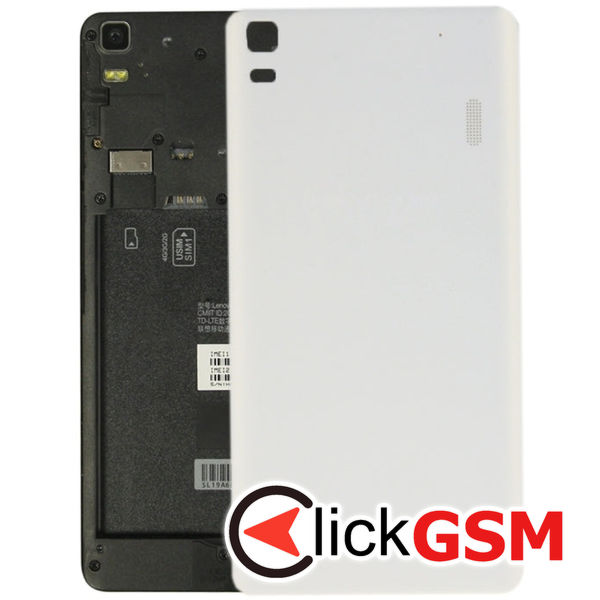 Piesa Capac Spate Alb Lenovo K3 Note 24aq