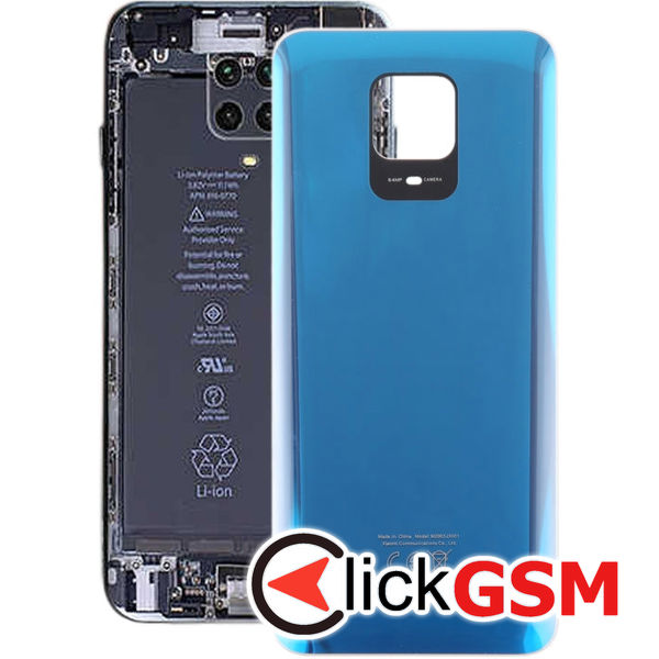 Piesa Capac Spate Albastru Xiaomi Redmi Note 9 Pro 2v4w