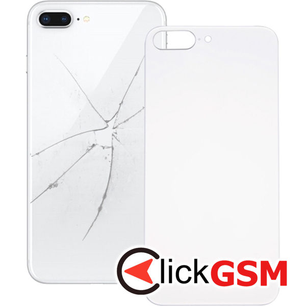 Piesa Piesa Capac Spate Argintiu Apple Iphone 8 Plus 4g0z