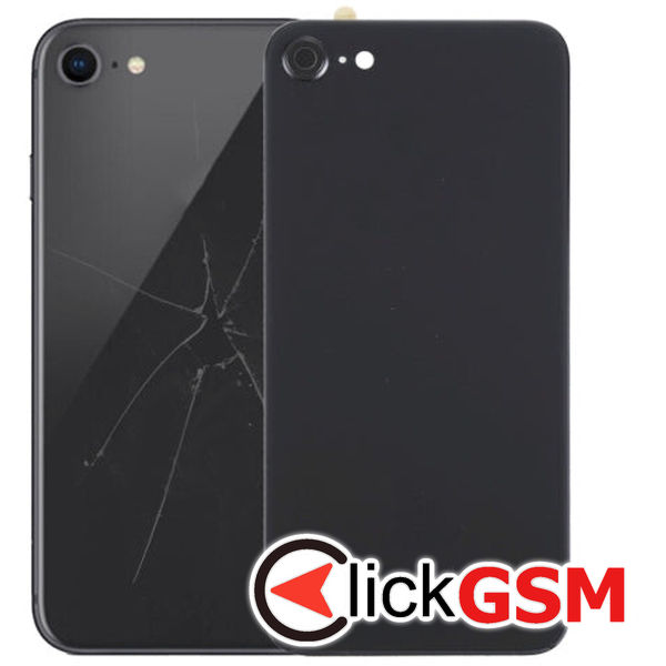 Piesa Capac Spate Black) Apple Iphone 8 4g3c