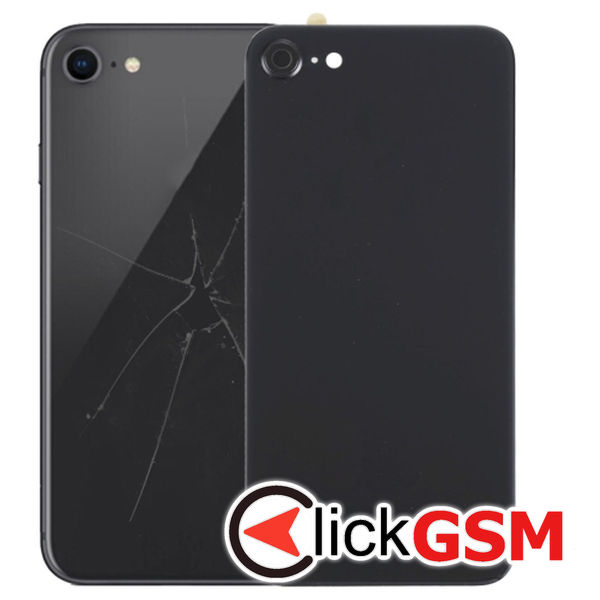 Piesa Piesa Capac Spate Black Apple Iphone 8 4g3c