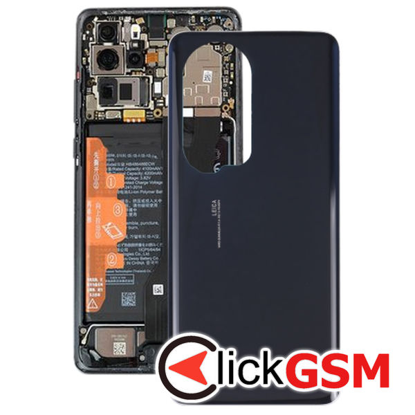 Piesa Capac Spate Black Huawei P50 Pro 2en1