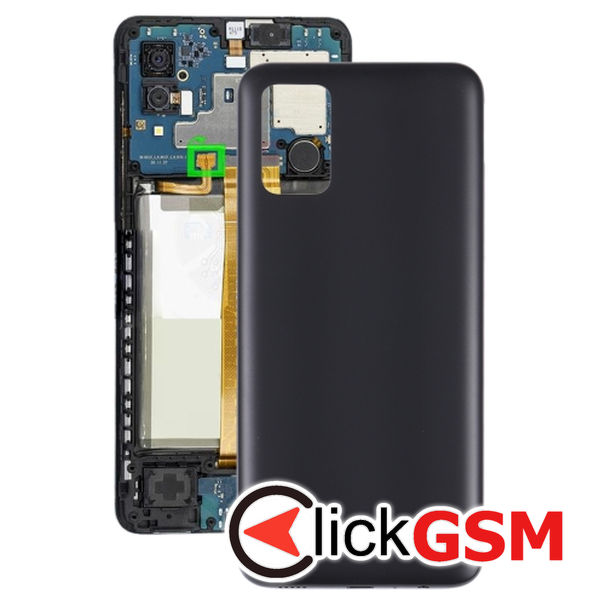 Piesa Capac Spate Black Samsung Galaxy A03s 4b1z