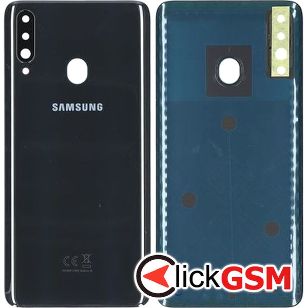 Piesa Capac Spate Black Samsung Galaxy A20s 4574