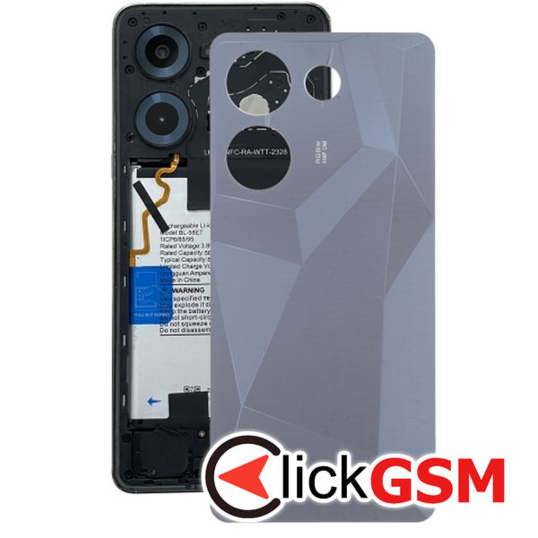 Piesa Piesa Capac Spate Black Tecno Camon 20 Pro 4ovy