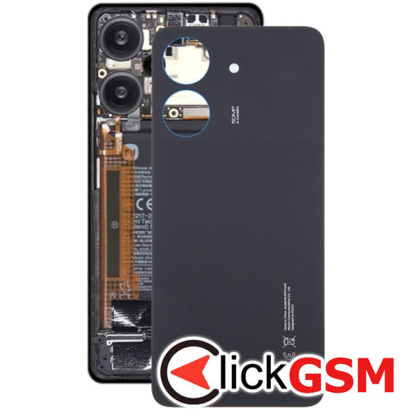 Piesa Capac Spate Black Xiaomi Poco C65 3f3m