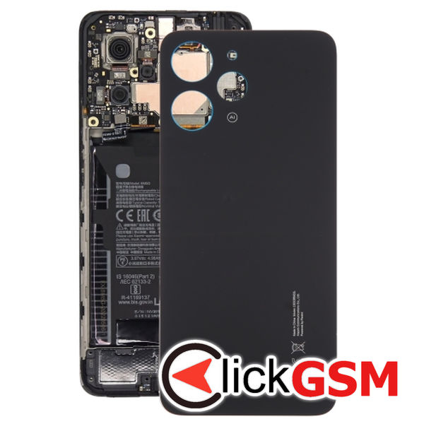 Piesa Piesa Capac Spate Black Xiaomi Redmi 12 2w8m