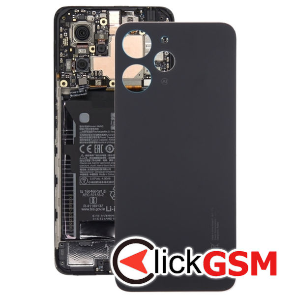 Piesa Piesa Capac Spate Black Xiaomi Redmi 12 33gq