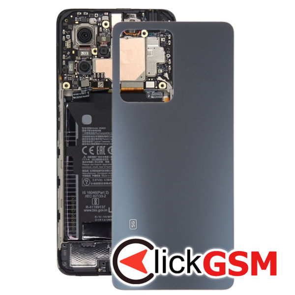 Piesa Piesa Capac Spate Black Xiaomi Redmi Note 12 Pro 2v4s