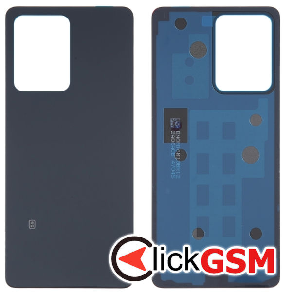 Piesa Capac Spate Black Xiaomi Redmi Note 12 Pro 5g 4p6o