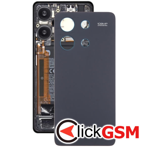 Piesa Capac Spate Black Xiaomi Redmi Note 13 4g 3f4b