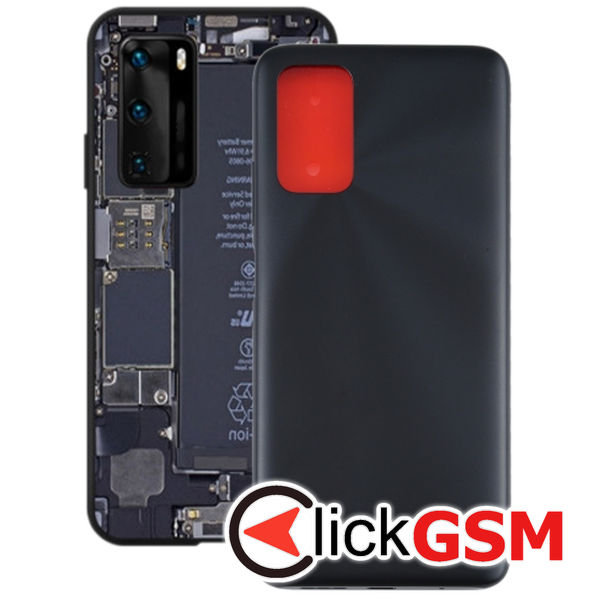 Piesa Piesa Capac Spate Black Xiaomi Redmi Note 9 25q2