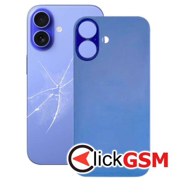 Piesa Piesa Capac Spate Blue Apple Iphone 16 2etk