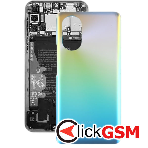 Piesa Piesa Capac Spate Blue Huawei Nova 8 2bxp