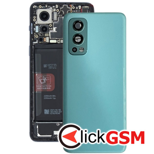 Piesa Capac Spate Blue Oneplus Nord 2 5g 21um