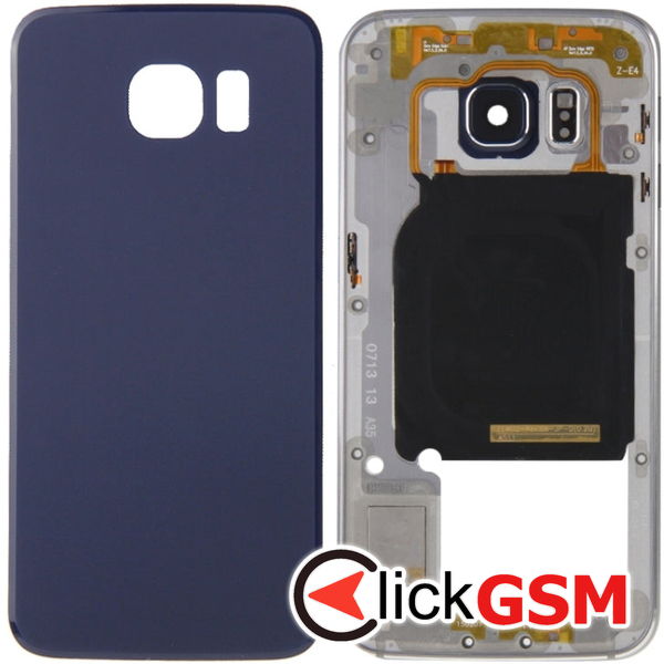 Piesa Piesa Capac Spate Blue Samsung Galaxy S6 Edge 4aj9