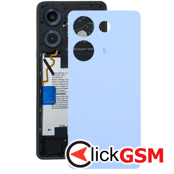 Piesa Capac Spate Blue Tecno Camon 20 Pro 4ow0