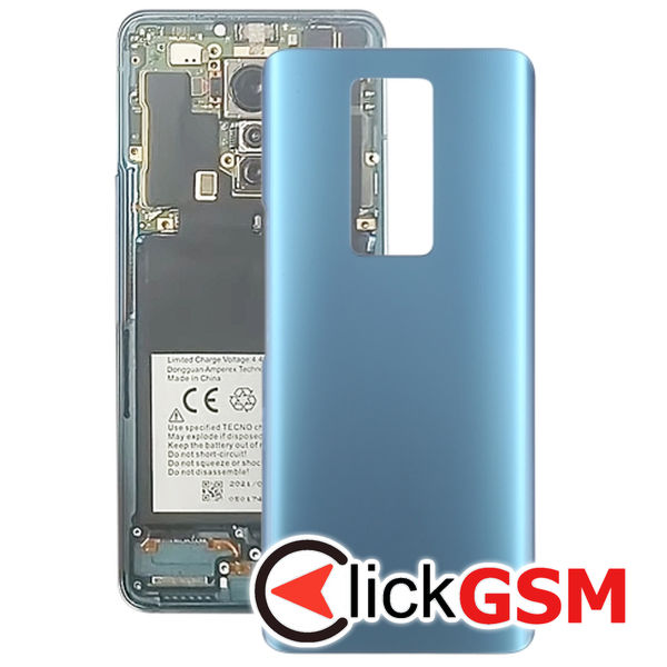 Piesa Capac Spate Blue Tecno Phantom X 1y30