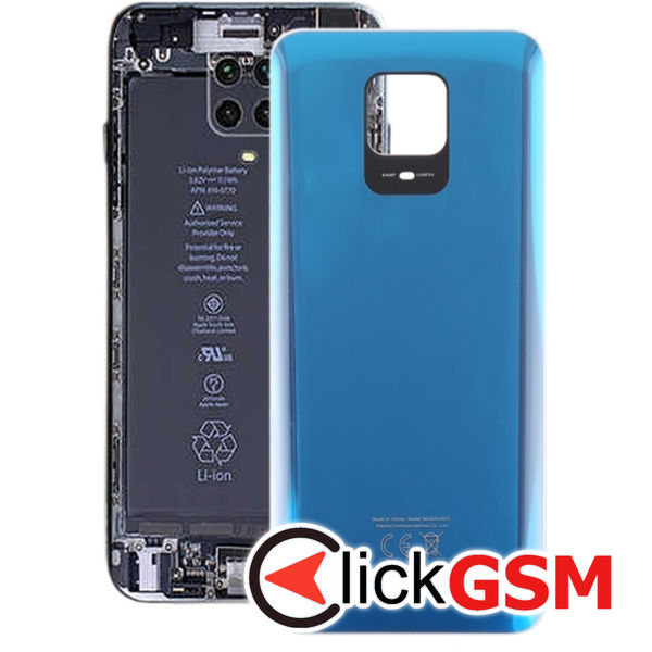 Piesa Capac Spate Blue Xiaomi Redmi Note 9 Pro 2v4w