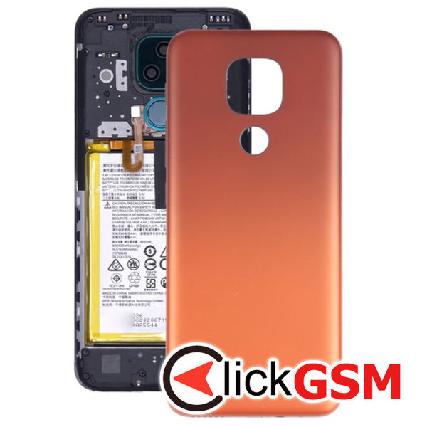 Piesa Piesa Capac Spate Brown Motorola Moto E7 Plus 22l0