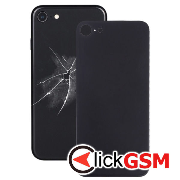 Piesa Capac Spate Cu Adeziv Black Apple Iphone 8 4g9m