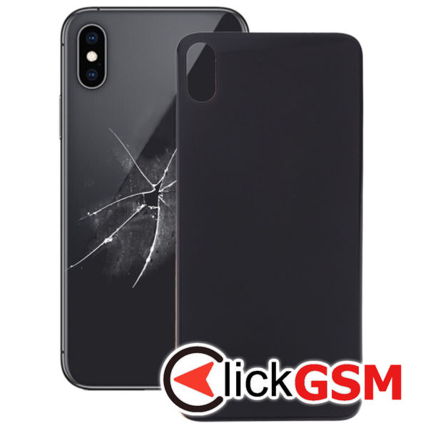 Piesa Capac Spate Cu Adeziv Black Apple Iphone X 4fyg