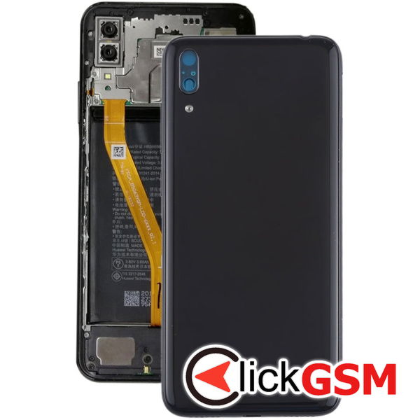 Piesa Capac Spate Cu Buton Lateral Negru Huawei Y7 Pro 2019 2ezg