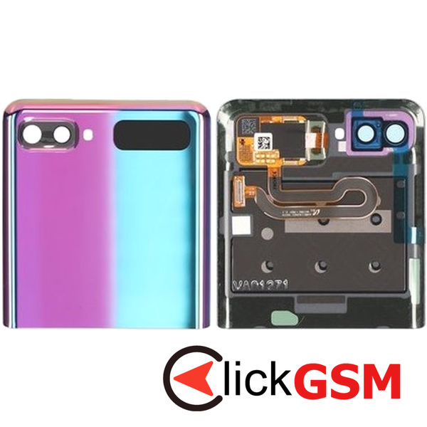 Piesa Capac Spate Cu Display Si Geam Camera Mov Samsung Galaxy Z Flip 407w
