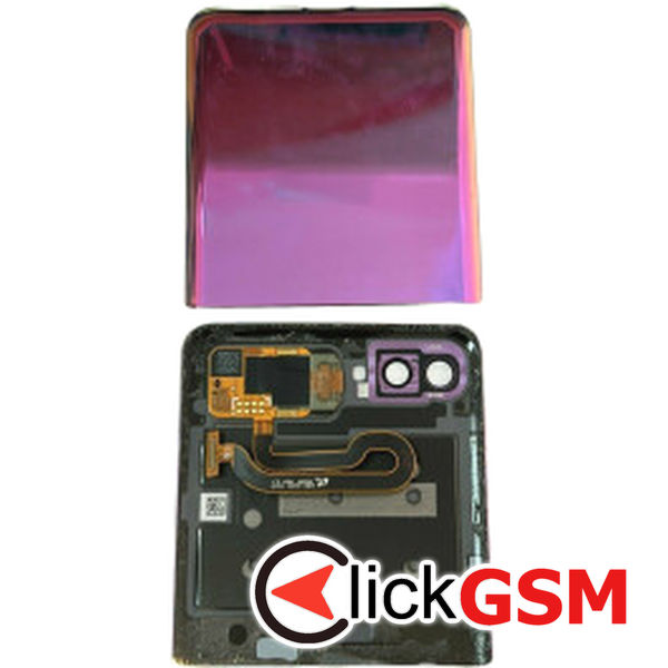 Piesa Capac Spate Cu Display Si Geam Camera Swap Samsung Galaxy Z Flip Qdi